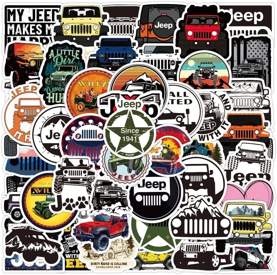 Off-Road & Jeep Vinyl Sticker Pack